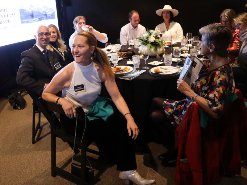Museum of the Rockies, Inc. Board members socializing at a meeting or event